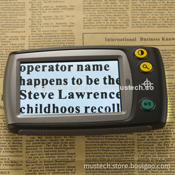4.3-inch 25x Portable Digital Magnifier with FCC Approval for Low Vision People